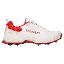 1 - Shoe White Red 360 Pimples Side.webp