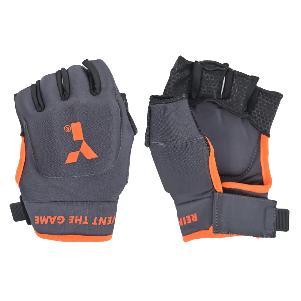 Y1 - MK PRO Shell Glove Short Grey/Orange