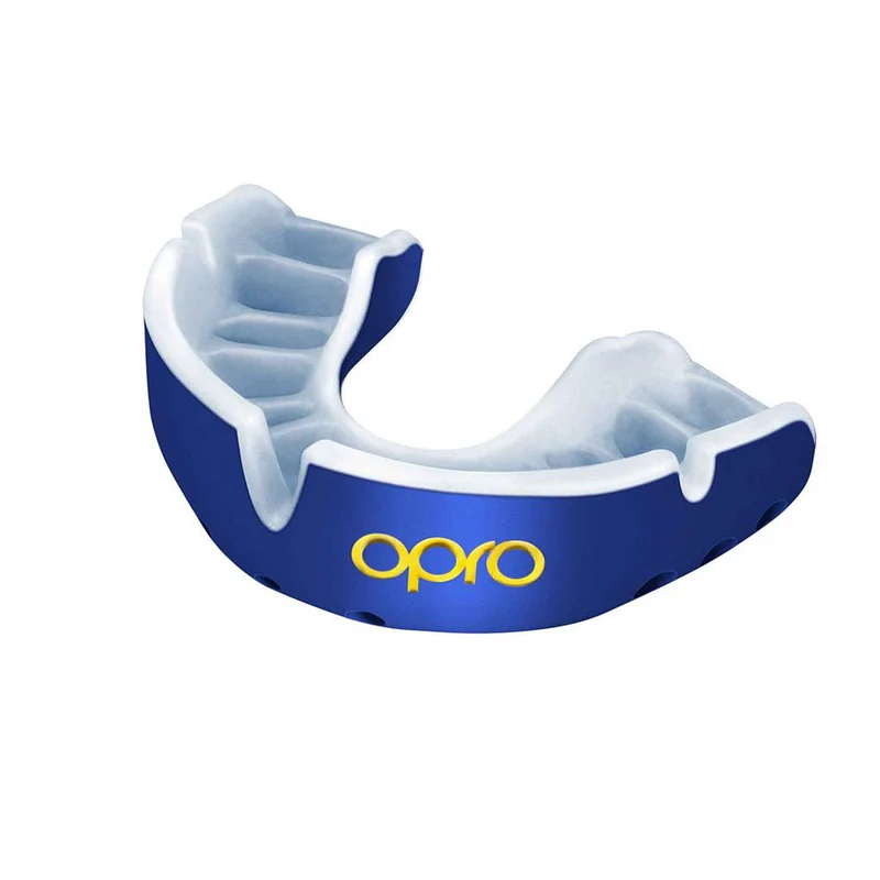 opro - Gold Self-Fit Mouth Guard Blue/Pearl