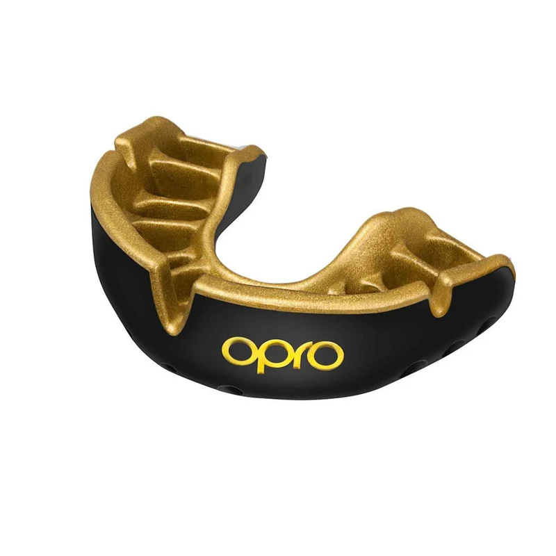 opro - Gold Self-Fit Mouth Guard Black/Gold
