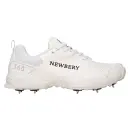 Newbery 360 Cricket Shoe - White Spikes