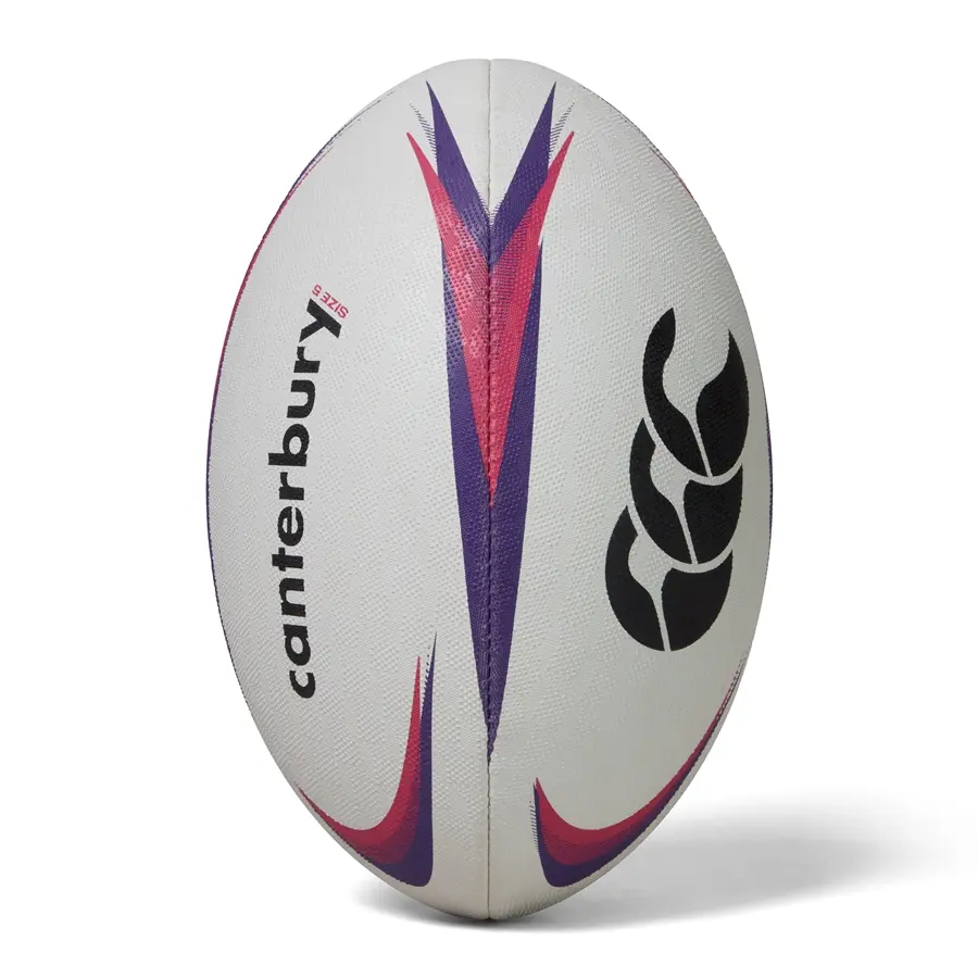 Canterbury Mentre Rugby Ball XU White/Violet