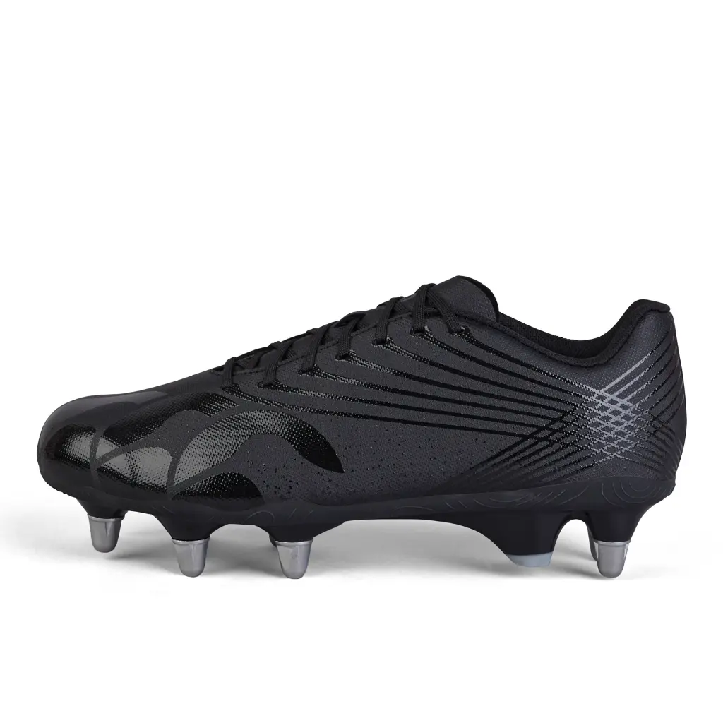 Canterbury Stampede Team Rugby Boot SG Black/Silver