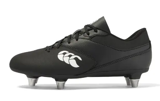 Canterbury Phoenix Raze Sg Rugby Boot Jnr  Black/White