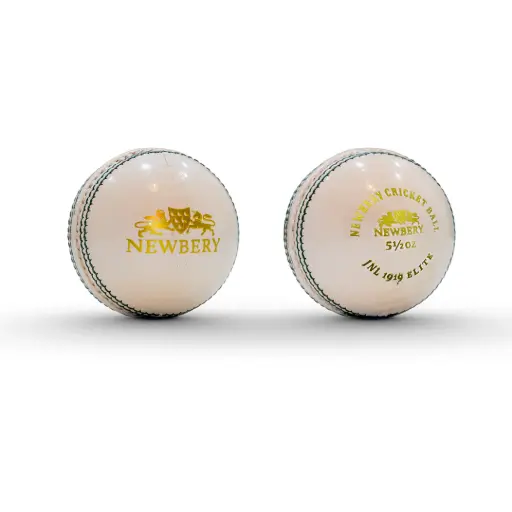 Newbery Elite Cricket Ball - Junior White