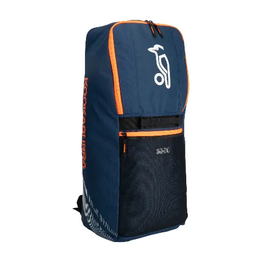 [W9-8USB-792Q] Kookaburra Cricket Bag Duffle D6500 Navy/Orange